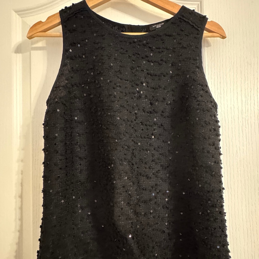Sparkly Black Top